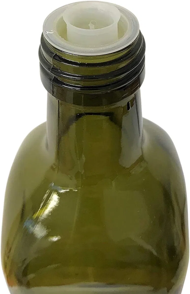 acquaverde | 6 Bottiglie Marasca in Vetro Scuro Uvag, Bottiglia per Olio e Liquori da 750 ml con Tappo Dosatore