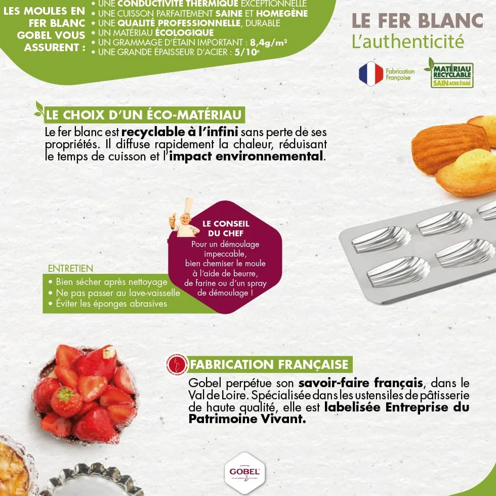 Gobel - Stampo per savarin sbocco 24 cm