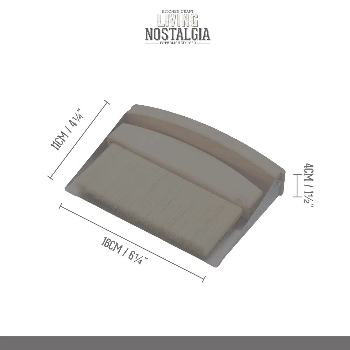 Kitchen Craft Living Nostalgia Scopetta e Paletta da Tavolo, 16/15 cm, Multicolore