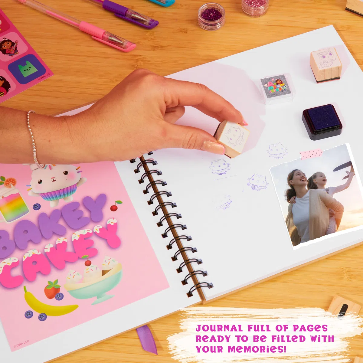 Gabby Dollhouse Kit Scrapbooking Ragazza, Set Arte con Scrapbooking Accessori