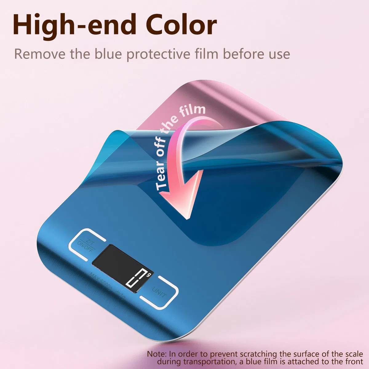 Bilancia da Cucina Digitale, GeeRic 10KG Bilancia per Cucina Elettronica ad Alta Precisione Display LCD In Acciaio Inox Funzione Tara Impermeabile Bilancia per Farina Gioielleria Tè Chicchi di Caffè