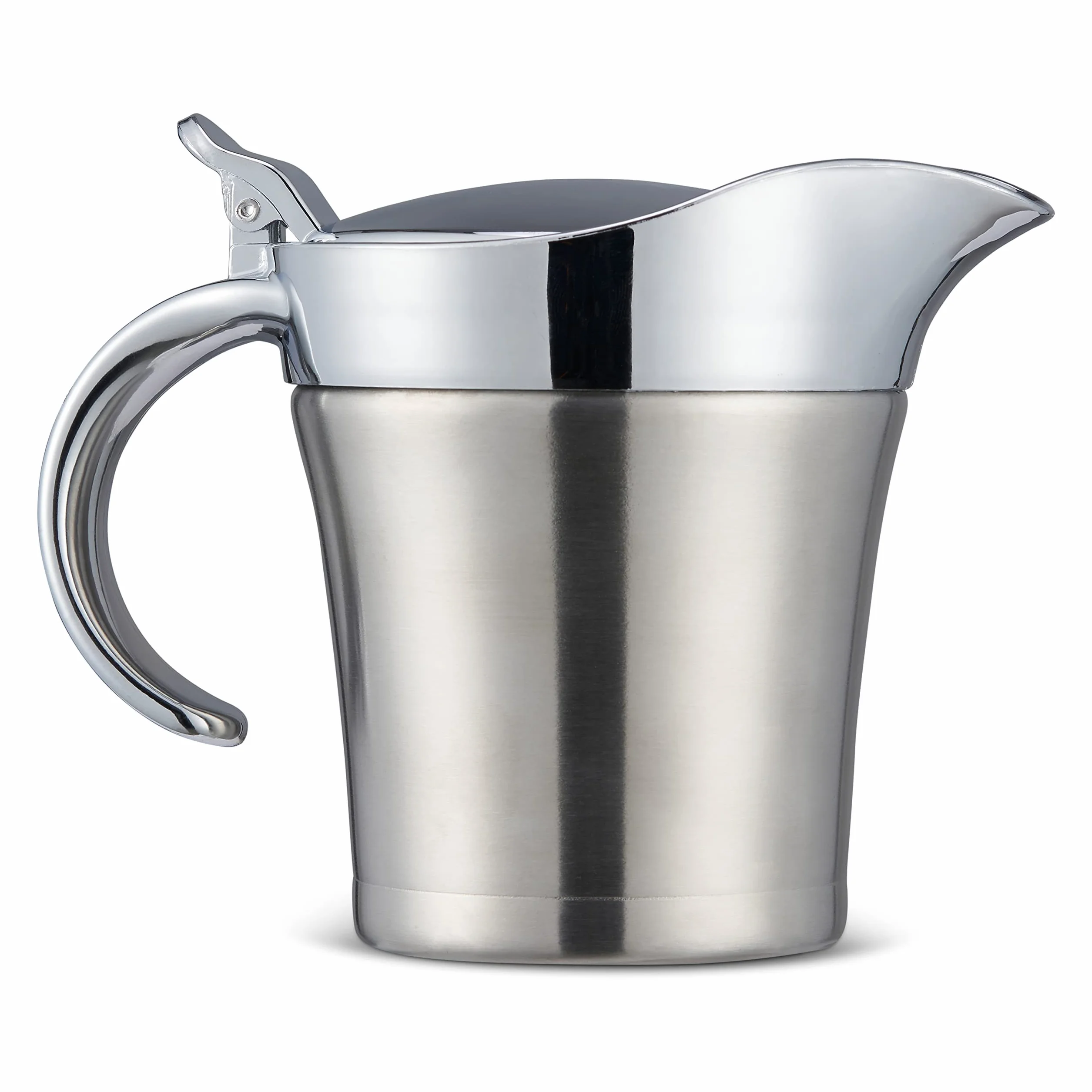 Oak & Steel Salsiera Premium in Acciaio Inossidabile, 480ml - Doppio Isolamento