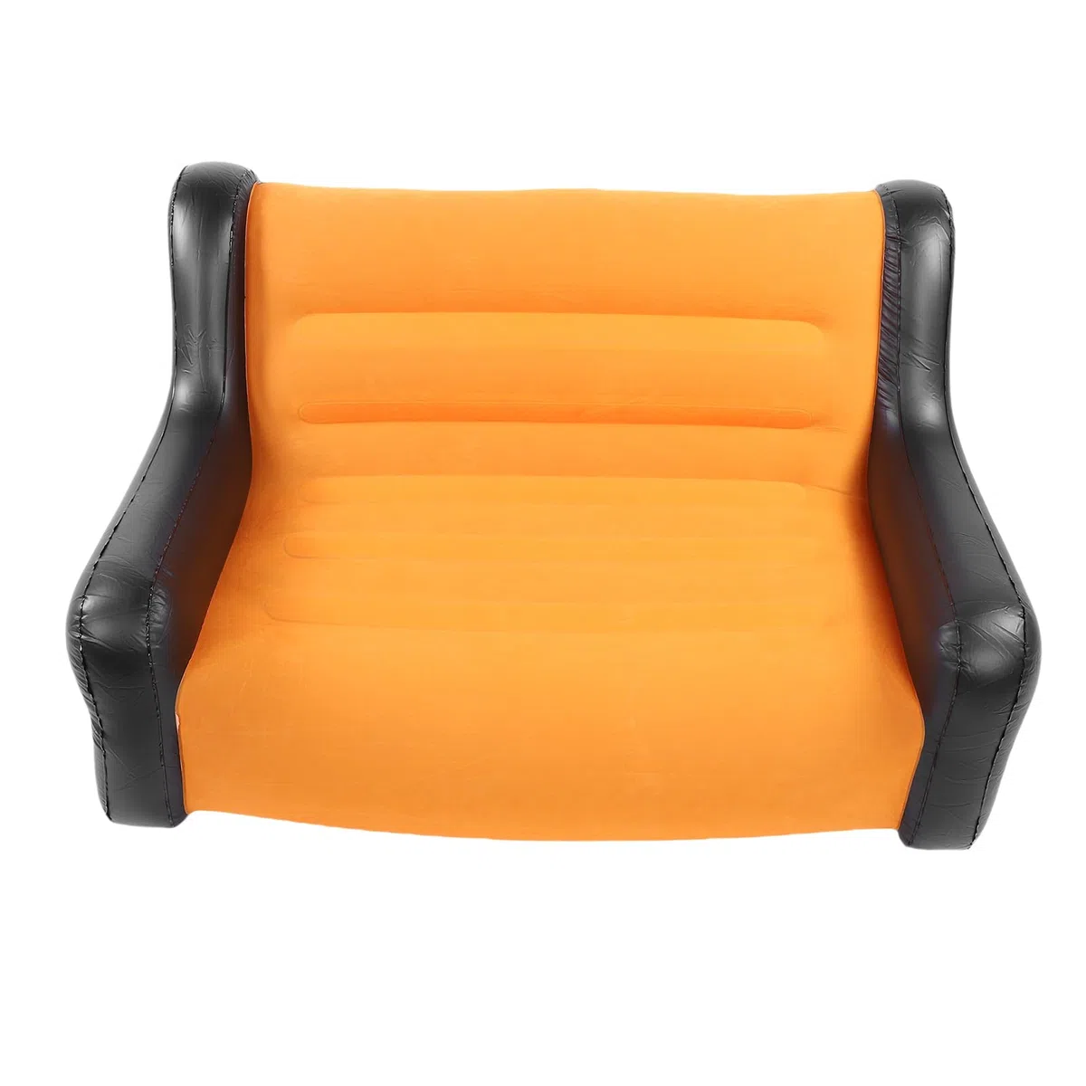 Divano Gonfiabile Gonfiabile Comodo Divano Floccato in PVC a 2 Posti per Uso Interno Ed Esterno 110x96x75 Cm