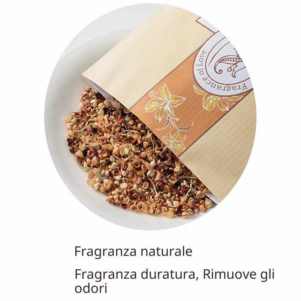18pcs Pezzi di Sacchetti per Aromi, Bustine, Borse, Armadietti per Profumo, Armadi, Armadi per Camera da Letto, Carrelli da Bagno, Lavanda, Gelsomino, Giglio, Rosa, Oceano, Limone