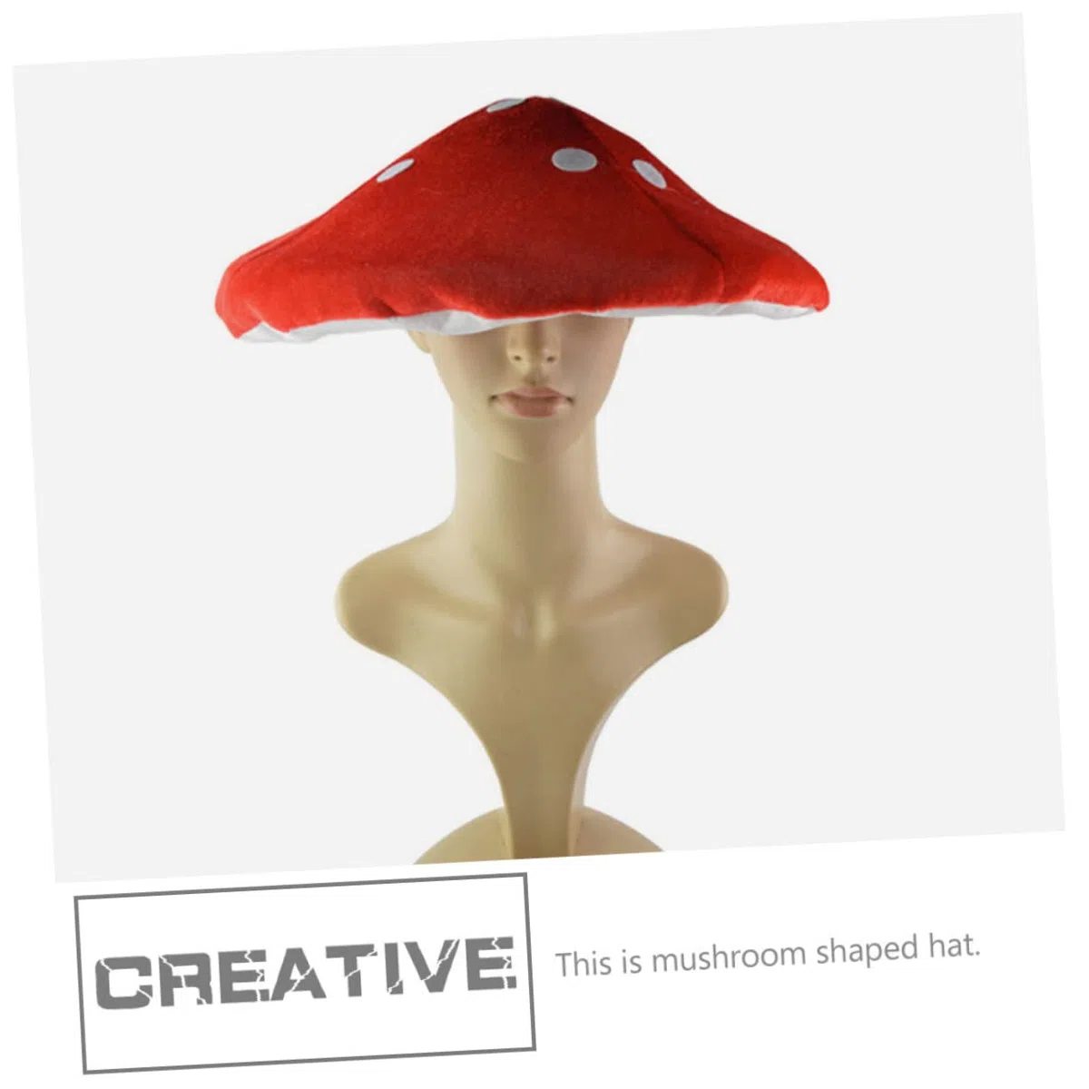 2 Pezzi Cappelli Divertenti a Forma di Fungo per Bambini Accessori per Feste E Costumi Copricapi Creativi per Fotografie E Giochi di Ruolo Design Colorato E Leggero 15.35In