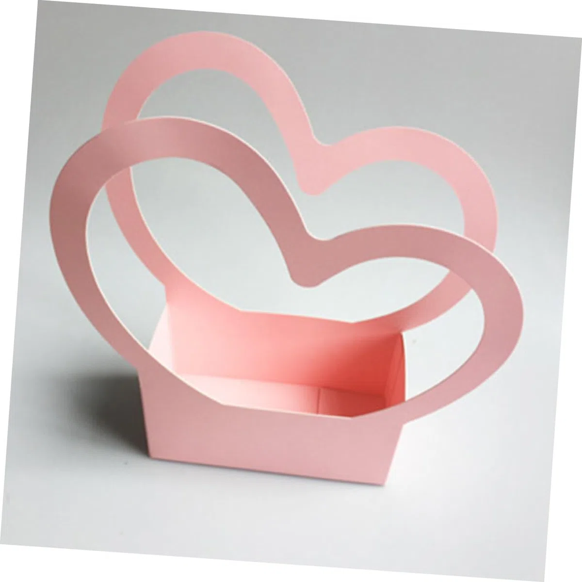 Healifty 4pezzi Scatole Floreali Forma Di Cuore Confezione Da Carta Resistente Per Bouquet Eleganti Per Matrimonio E Feste Design Romantico E Multifunzionale