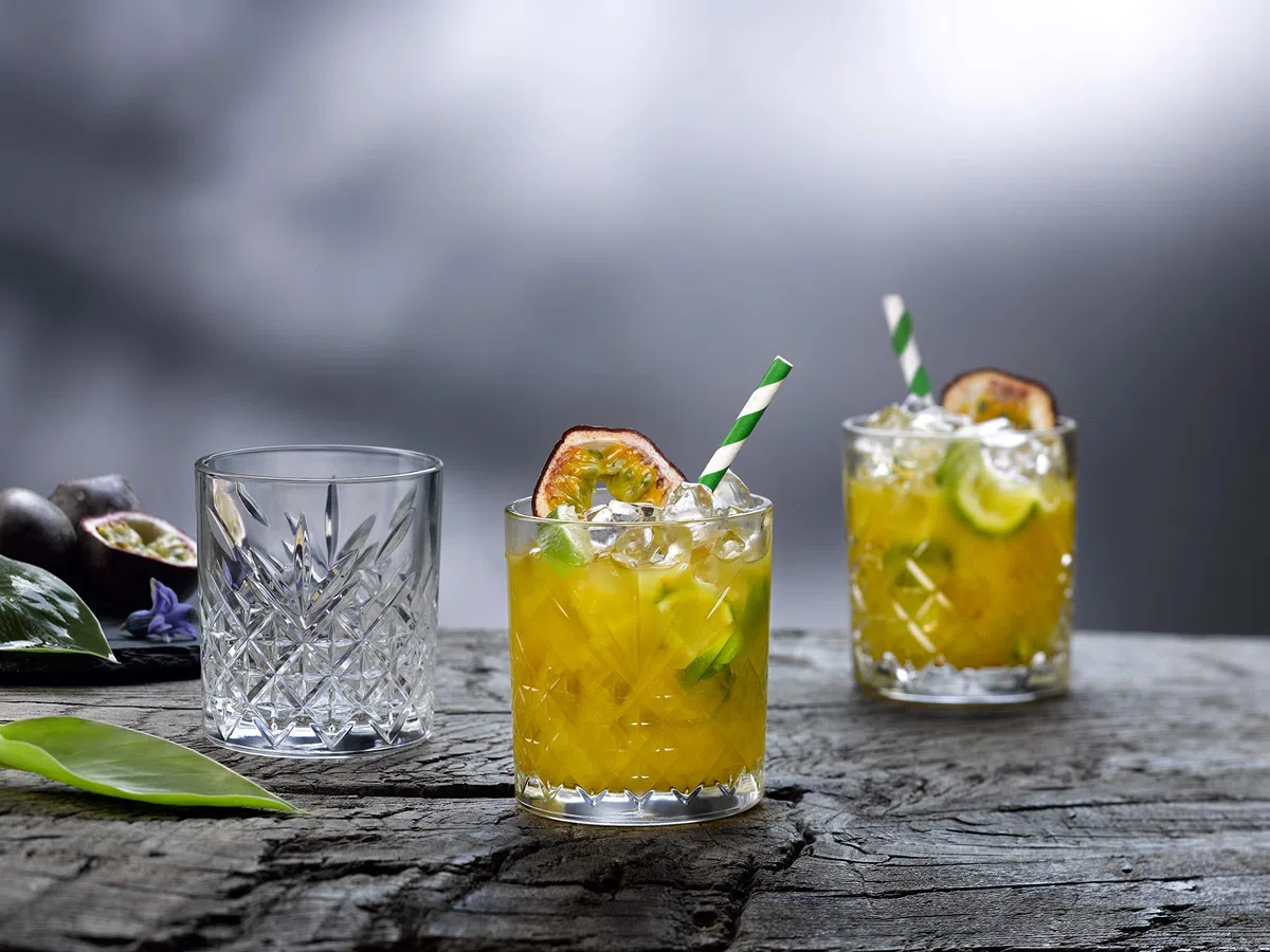 Pasabahce Timeless Confezione 4 Bicchieri Acqua 34,5 cl, Vetro, Trasparente, 8.5x8.5x9.5 cm