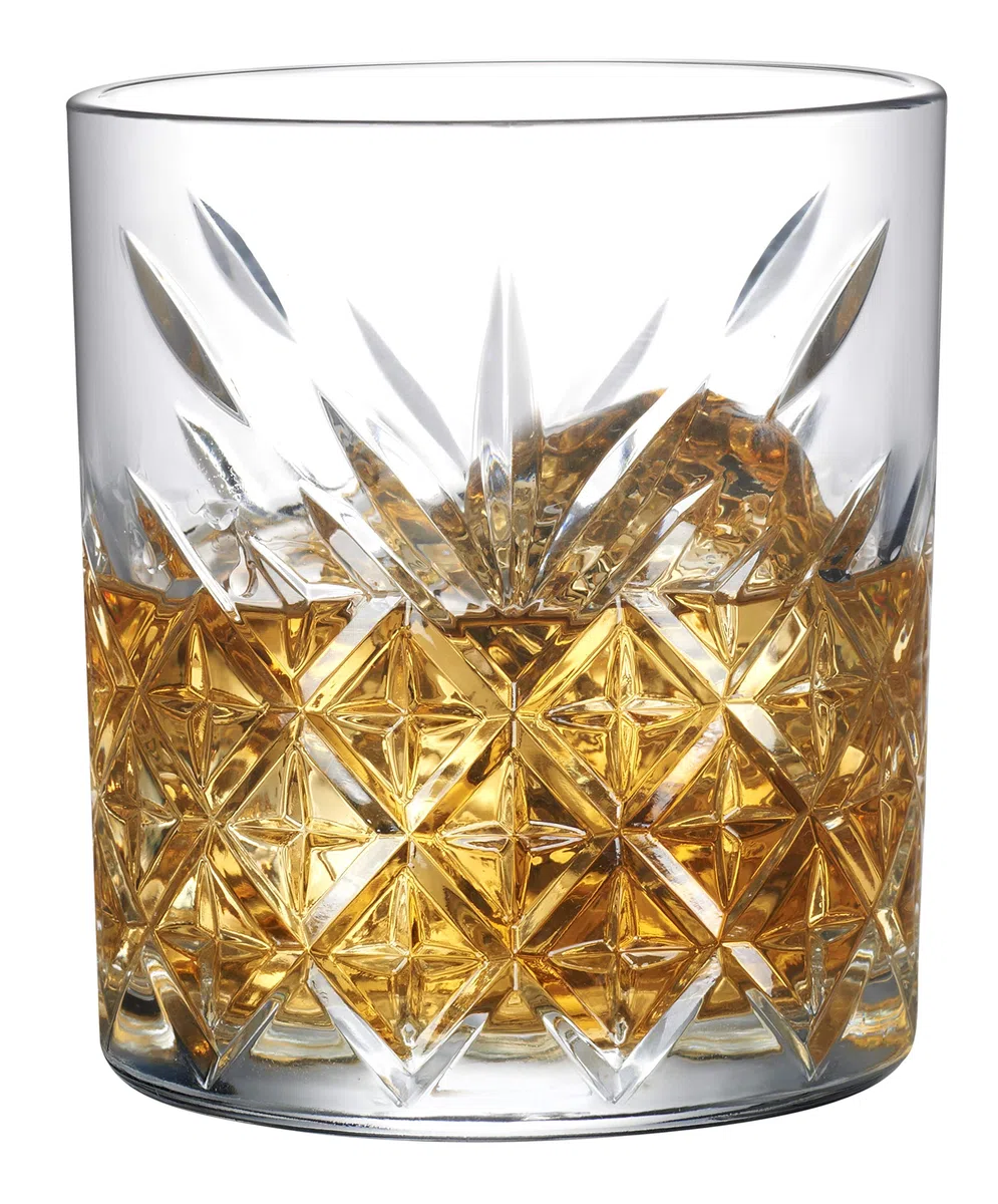 Pasabahce Timeless Confezione 4 Bicchieri Acqua 34,5 cl, Vetro, Trasparente, 8.5x8.5x9.5 cm