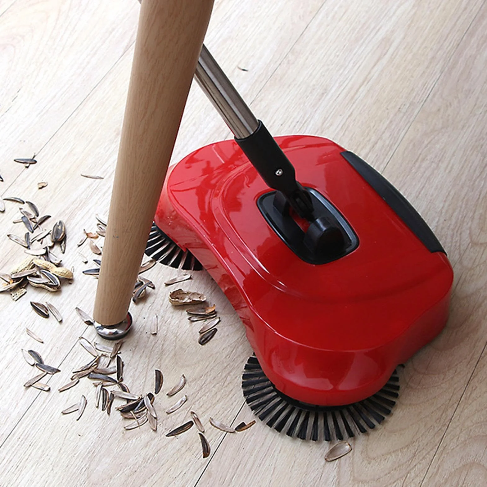 Spazzatappeti - Spazzatrice Manuale Per Tappeti Con Pettine A Spazzola, Scopa Per Tappeti, Pulitore Manuale Per Pavimenti, Spazzola Per Tappeti, Pulisci Tappeti Manuale Per Raccogliere Capelli