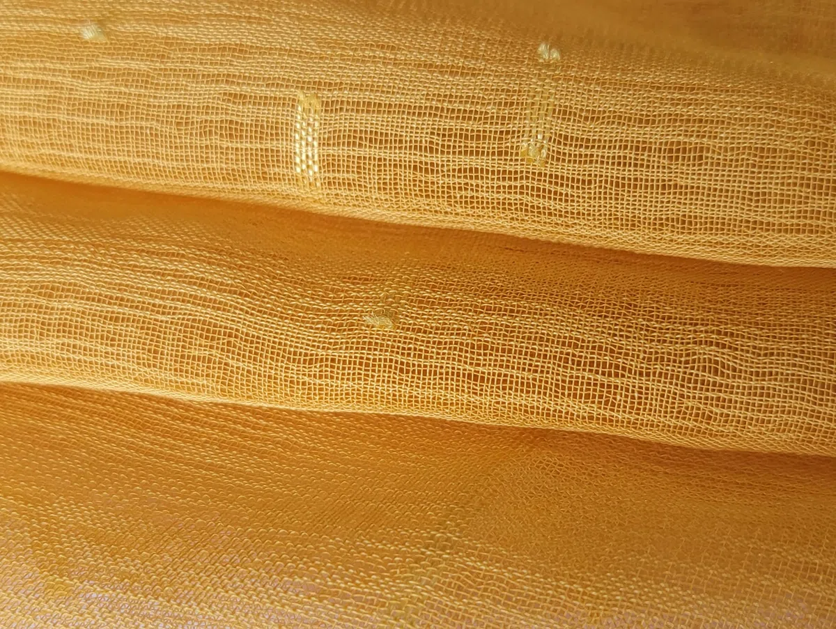 Atout Ciel Coppia di tende a zampa pronte da appendere, 2 x 60 x 90 cm, giallo senape