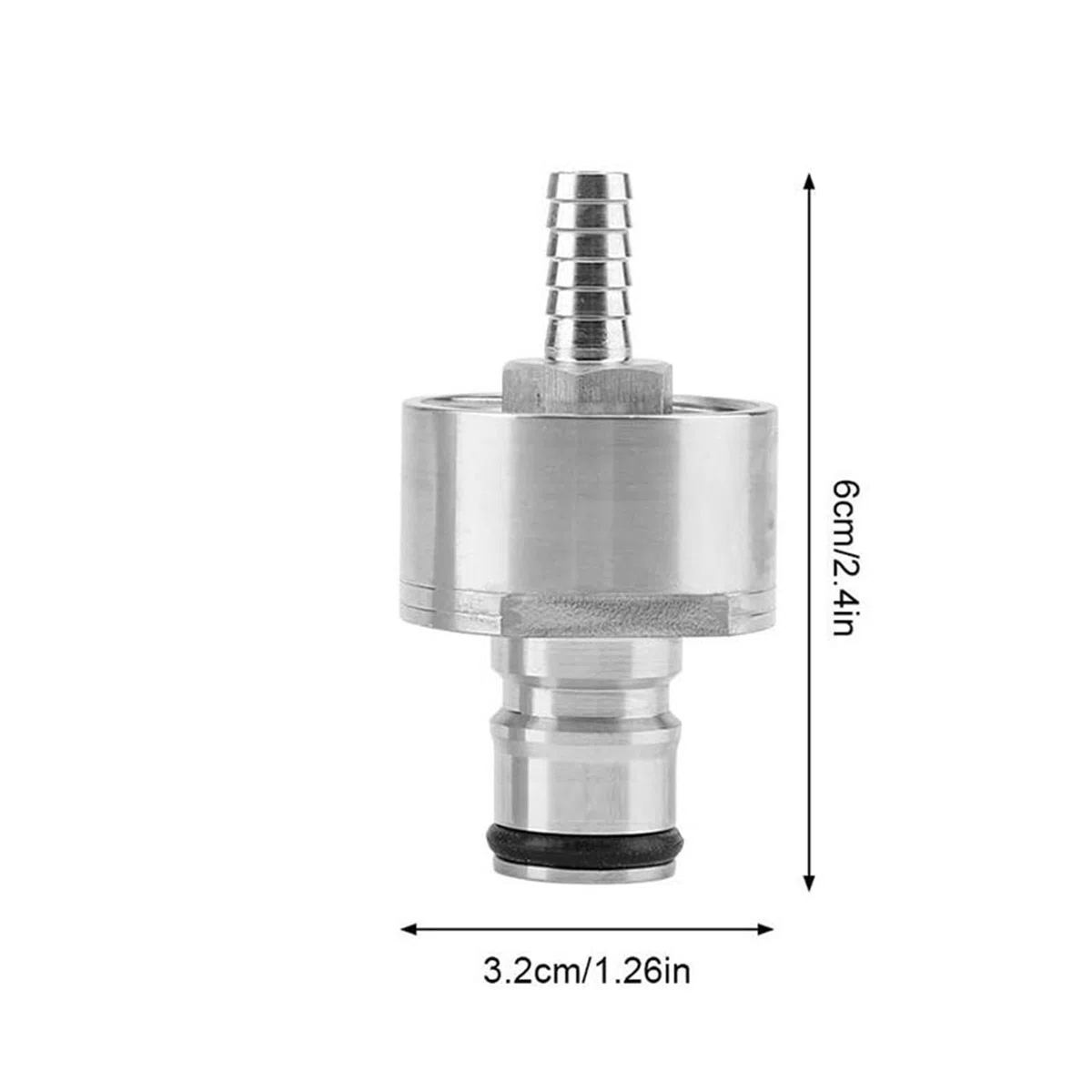 Generico Stainless Steel Carbonation cap – Pressure Filling Accessory Carbonating Beer, Fruit Juice, Soda, Sparkling Water, Connector =Bottling, Kitchen Use,