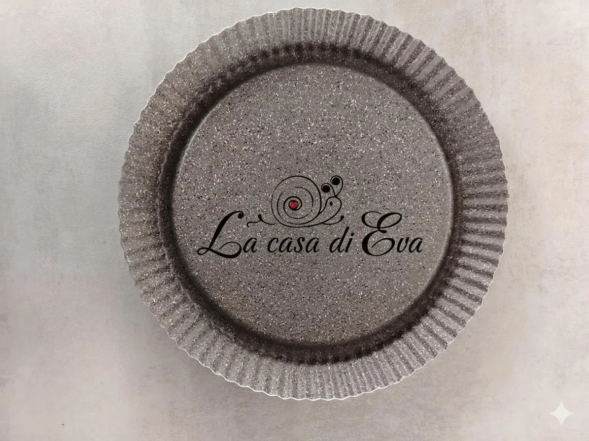 Teglia Crostata Stampo Furbo con Scalino Alto per Realizzare delle Meravigliose Crostate con Frutta, Creme ed Altro 32 cm