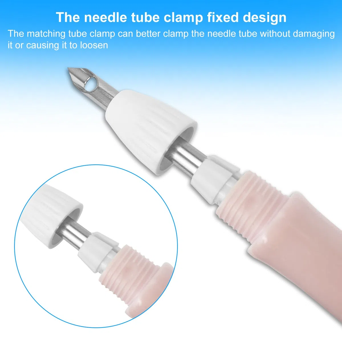 Lechengjia 15 Pezzi Punch Needle Kit, Ago Magico per Ricamo con Manico Kit Set, Kit di Aghi da Ricamo Regolabili per Strumento per Ago da Punch-1.2/1.5/2/2.5/3/5 mm