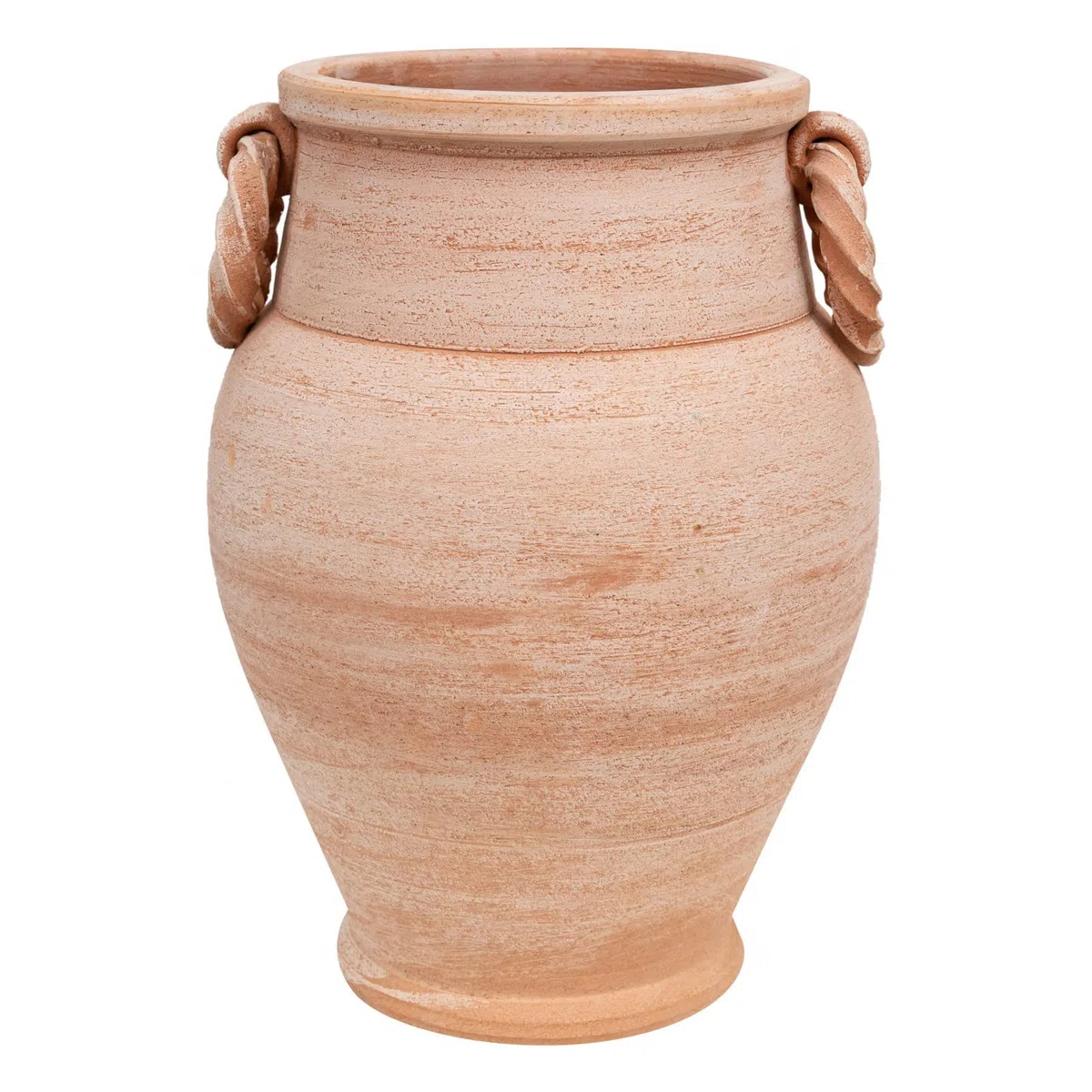 Biscottini Porta ombrelli per esterno e interno 34x48 cm | Vasi terracotta portaombrello Made in Italy | Portaombrelli da esterno lavorati a mano