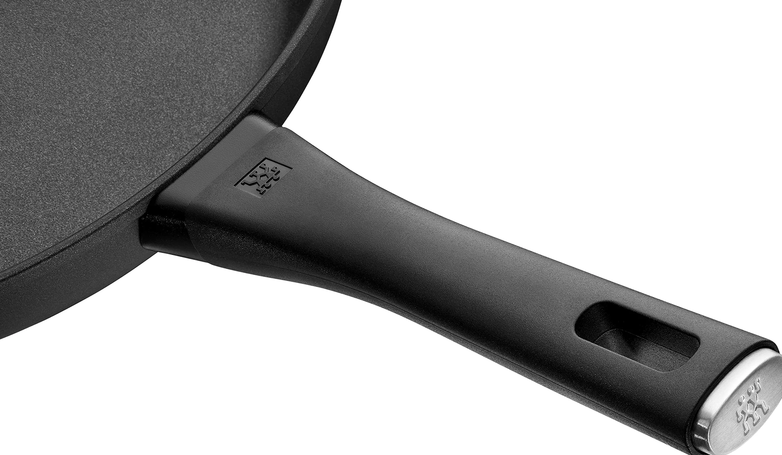 ZWILLING Shine - Padella rotonda in alluminio, 30 cm, con rivestimento antiaderente, colore: Nero