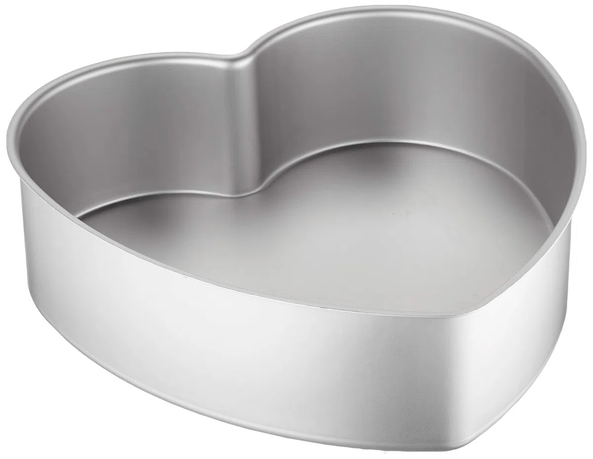Decora 0062670 Teglia Professionale 25xh7,5cm Cuore Anodizzata