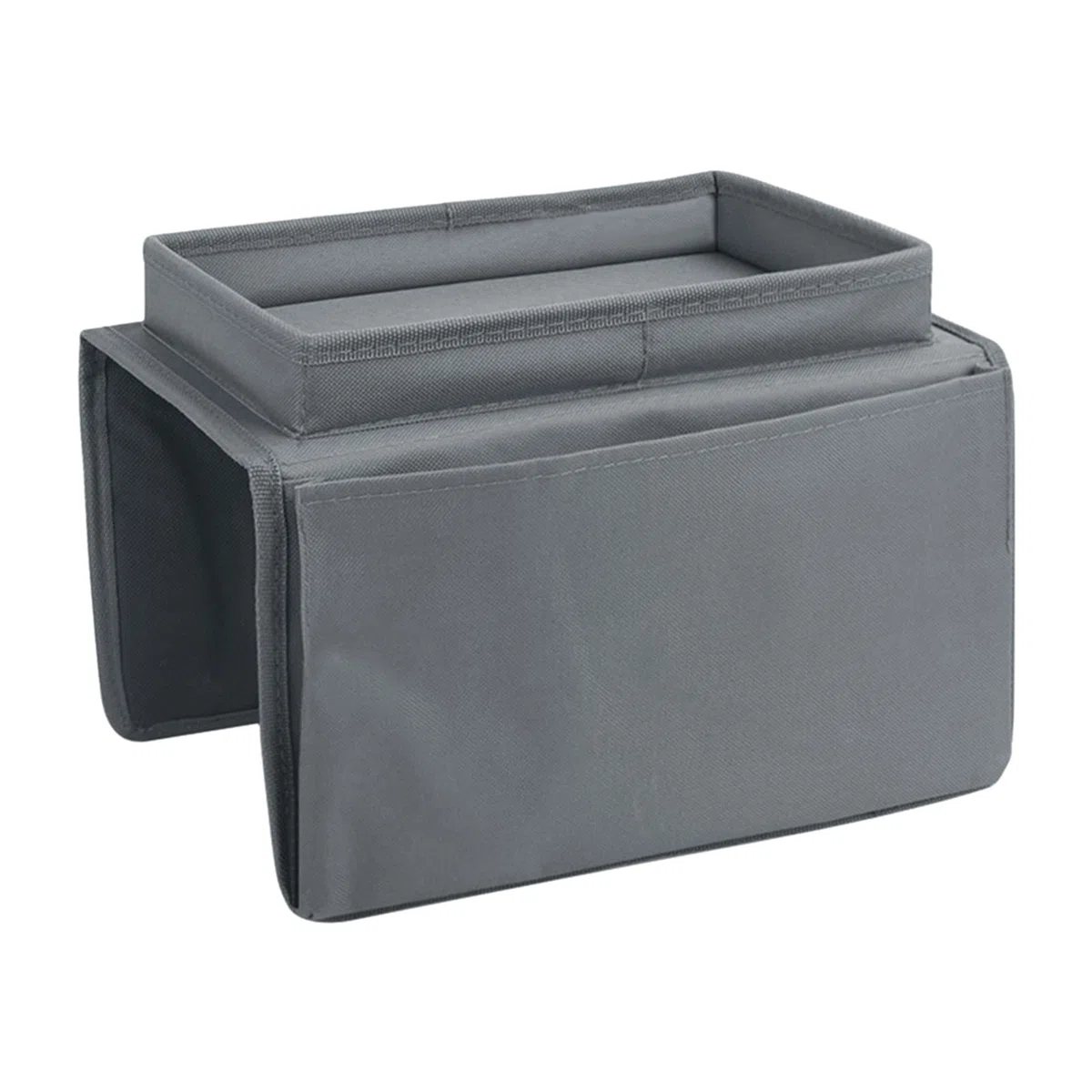 JIAHG Organizer per Bracciolo del Divano, Vassoio Appendibile per Sedia, Borsa per Libri, Riviste, Cellulare e Telecomando