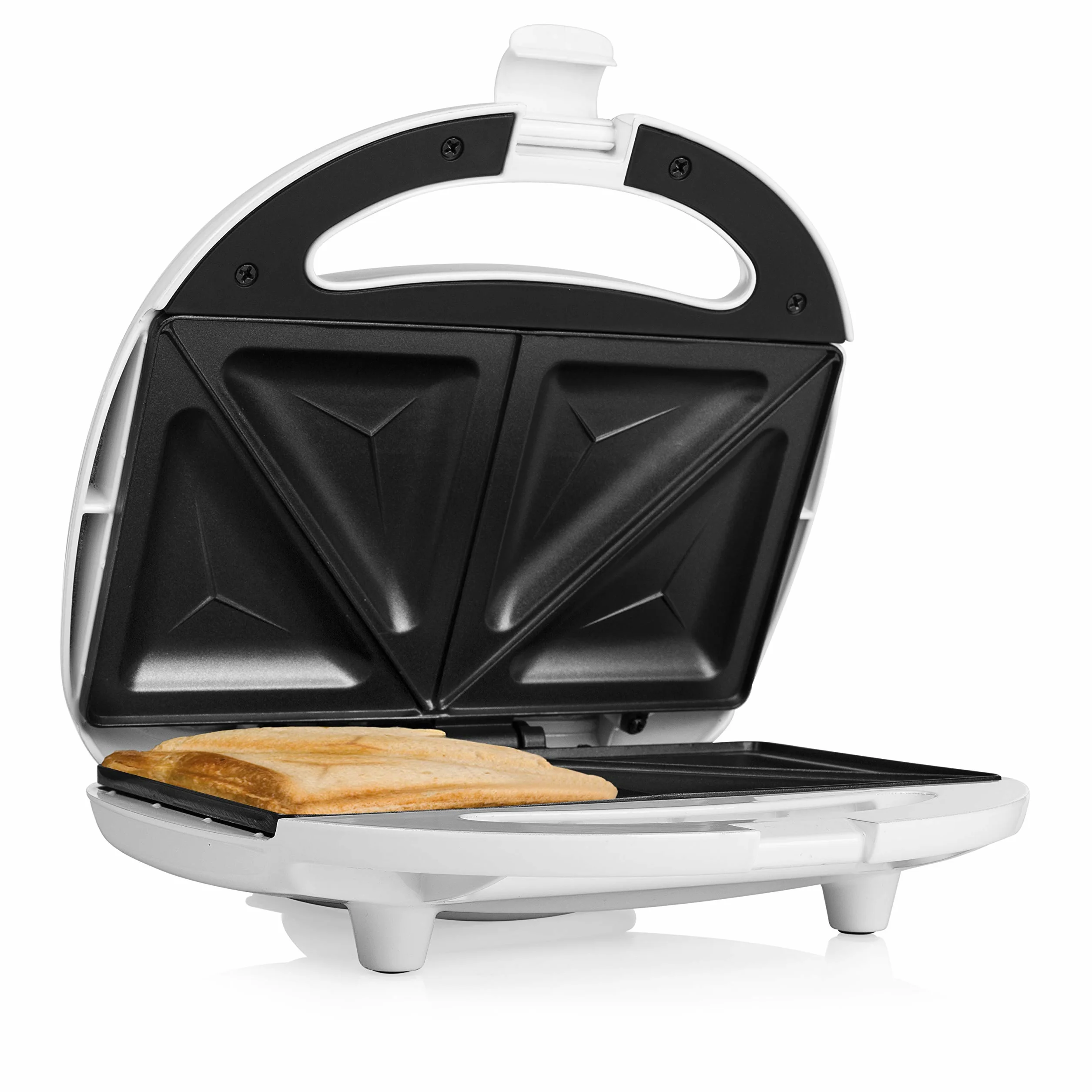 Tristar toastiera con Rivestimento Antiaderente, 750 watt, per 2 Panini Tostati per Volta, SA-3052