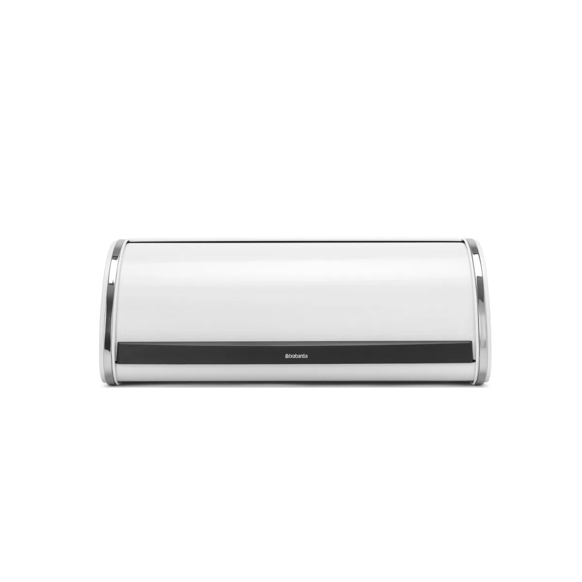 Brabantia Roll Top Portapane a Serranda, Grande Contenitore da Banco per Pane, Bagel, Panini, Design Intelligente e Salvaspazio per la Cucina con Piano Piatto, Metallo Resistente, White