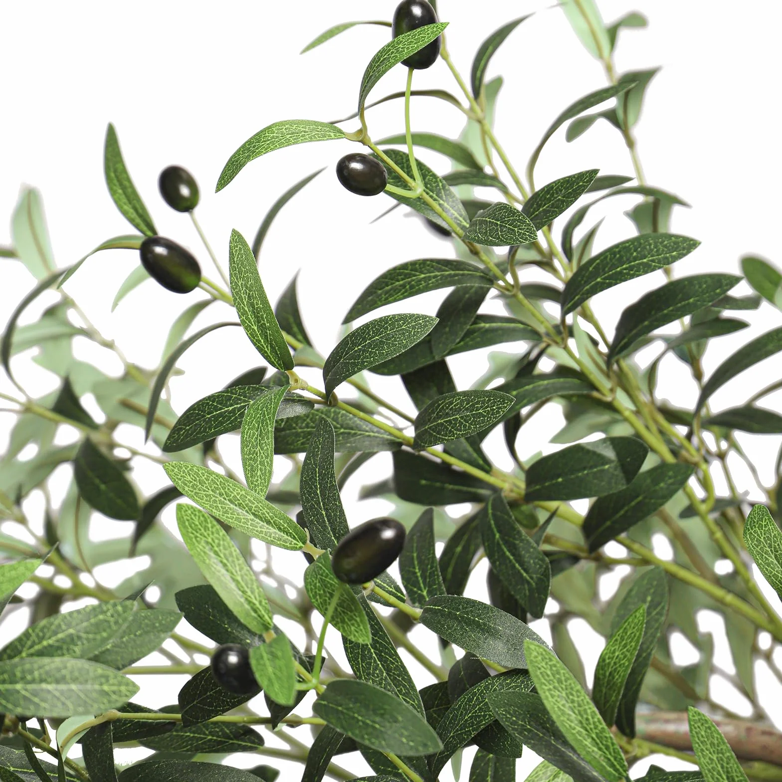 YOLEO Albero Artificiale di Ulivo 150 cm Piante Artificiali Interno Falso Pianta Verde Decorazione per Interno Esterno Casa Camera Soggiorno Balcone Cortile Giardino