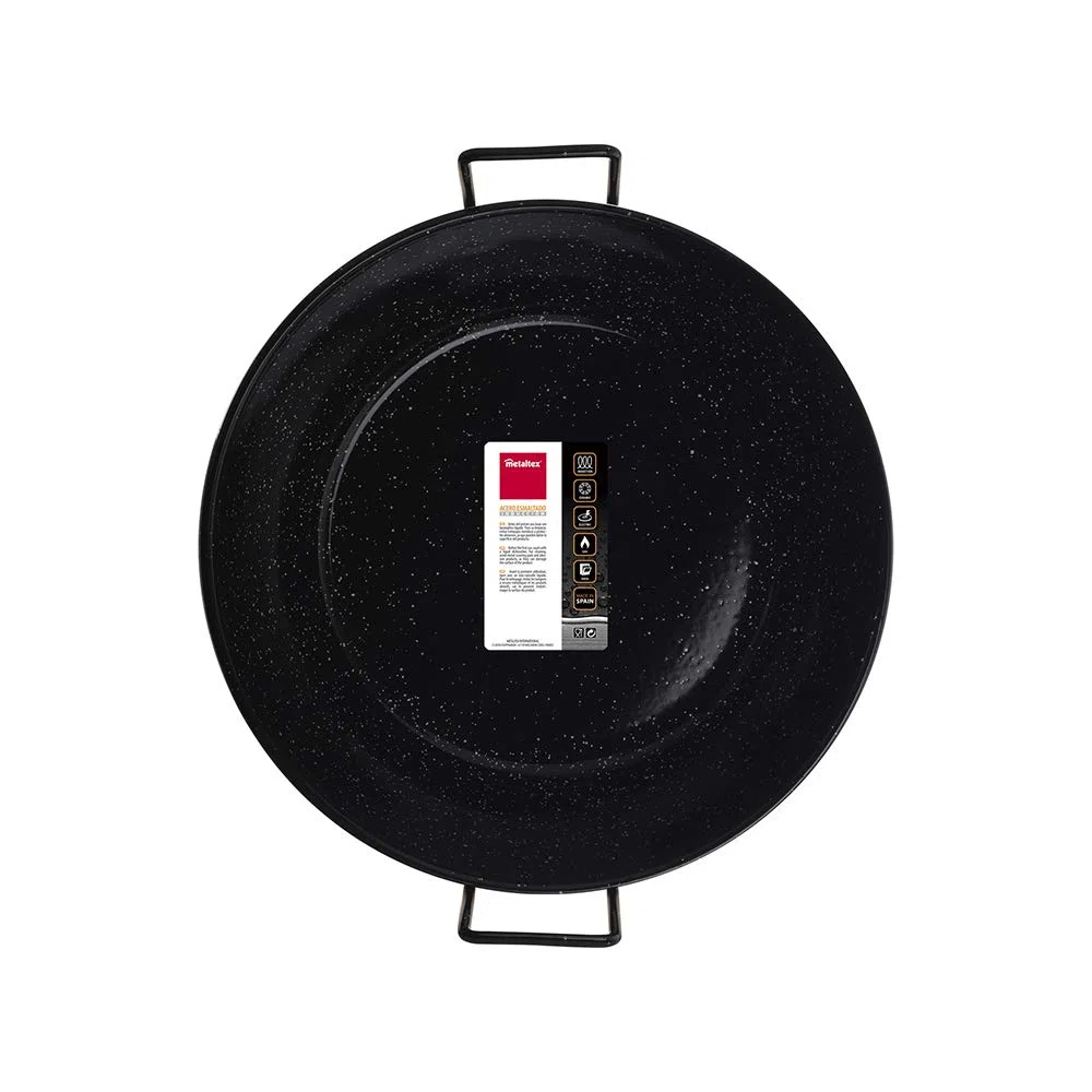Metaltex 739833000 Padella Honda Smaltata, Acciaio, Unico 32 cm