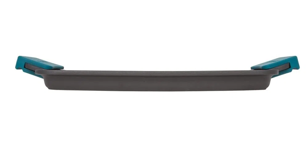 Arcos Serie Thera | Padelle Grill Antiaderente | Bistecchiera | Alluminio Fuso | Adatto qualsiasi cucina | Manico ergonomico plastica e silicone | Lavabile in lavastoviglie | Nero e Azzurro (34x26 cm)