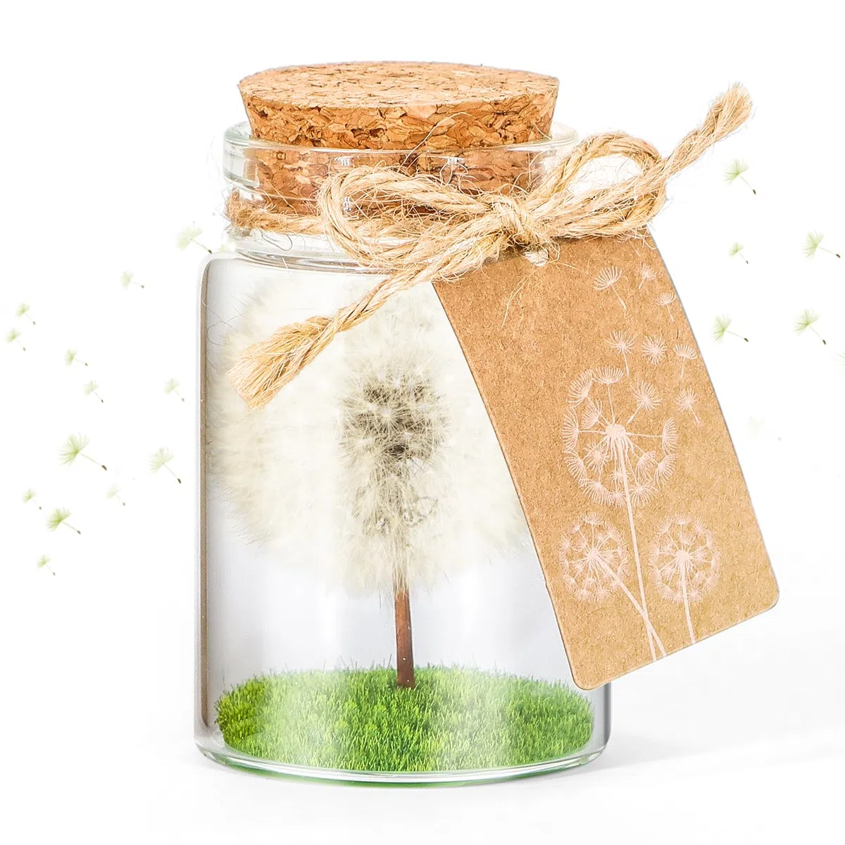 Giftota Farina Desiderata, Vera Leone in Vetro con Confezione Regalo, Fatta a Mano, Regalo per Compleanno, Matrimonio, Festa della Mamma
