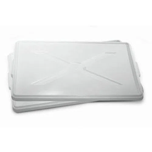 Giganplast Coperchio per Cassetta Service sovrapponibile Professionale Pizza Impasto Pane Pasta polietilene Uso Alimentare (Coperchio 60x40cm)