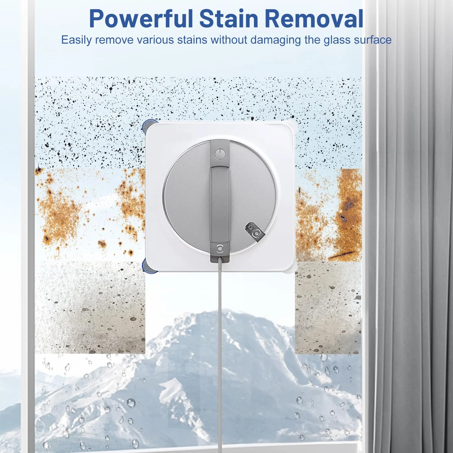 12 Pezzi Panno Pulizia per Ecovacs Winbot W2S/W2S Omni Kit, Robot Lavavetri Finestre Panni in Microfibra Lavabili, per Pulire Efficacemente Macchie, Polvere Dalle Finestre