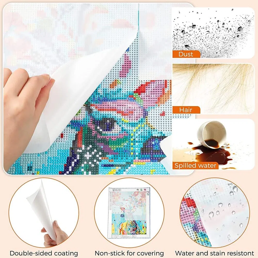 GIGIIS Daming Painting Accessories - Carta divisoria 200 fogli 10 x 15 cm, senza polvere, per il fai da te, 1 pezzo