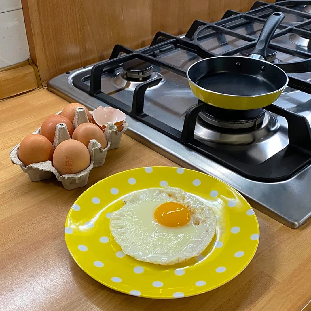 PINTINOX Prima Collection, Padella per Uovo in alluminio con rivestimento antiaderente serie Cook it, Made in Italy (14 CM)