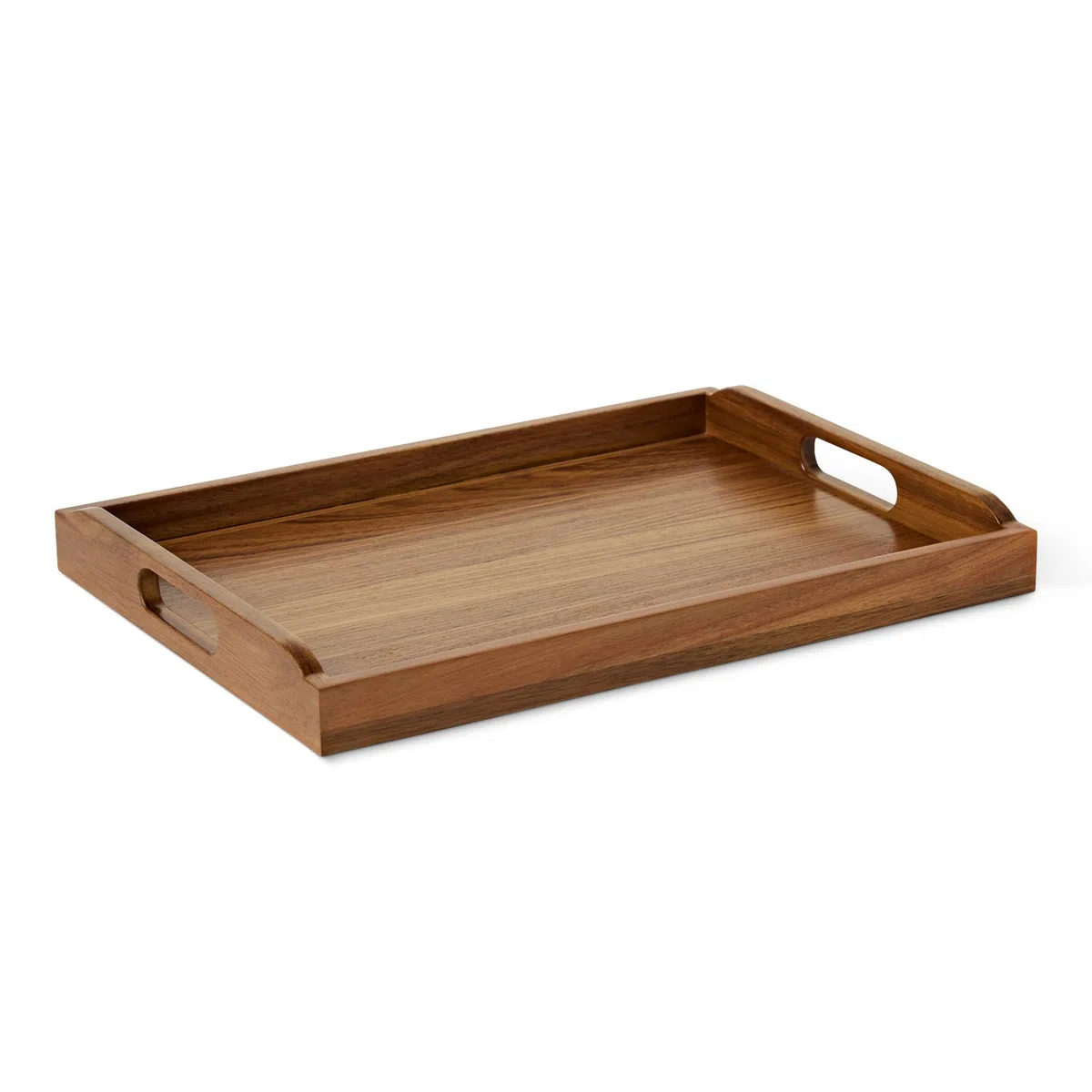 Amazon Basics Vassoio da Portata, in Legno di Acacia, 43cm x 30,5cm
