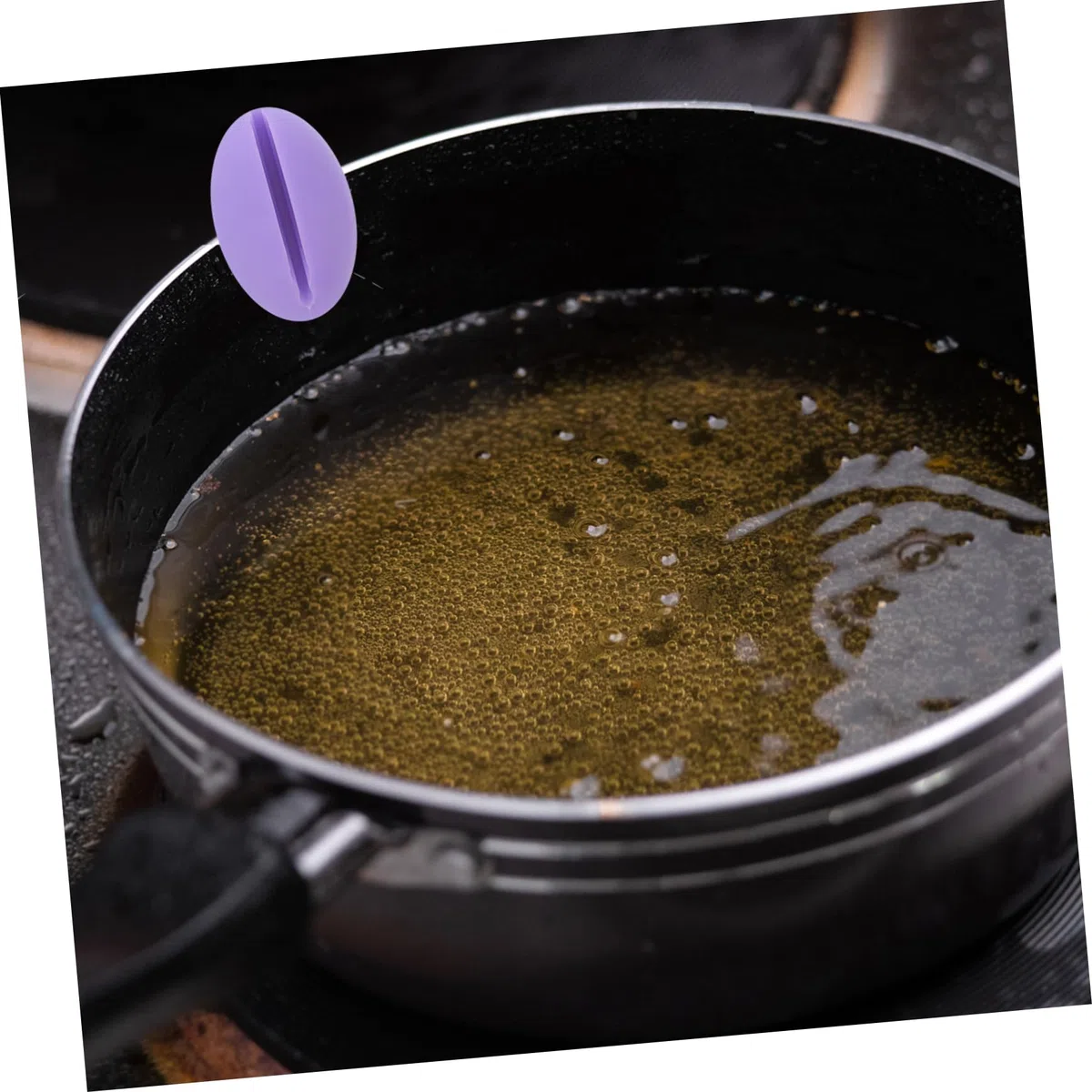 Alipis Clip Per Termometro Da Griglia e Supporto Sonda Friggitrice in Silicone Antigraffio, Morsetto Flessibile Per Sonda Di Temperatura, Compatto Per Utensili Da Cucina e Cottura