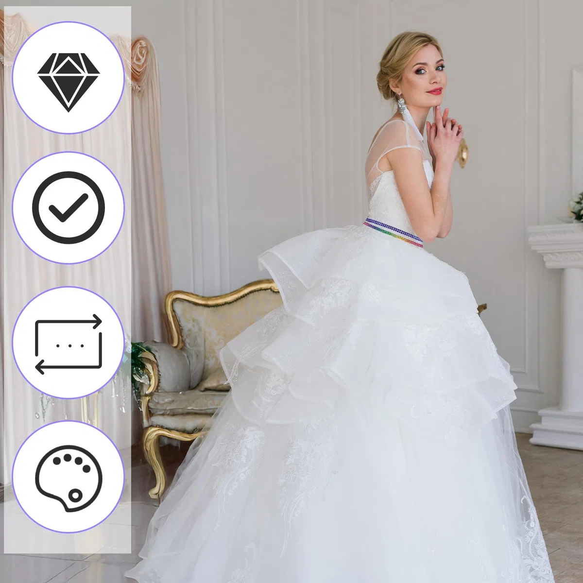 12 rotoli di nastro di strass per lavori fai da te, nastro adesivo glitterato, autoadesivo per regali, decorazioni di abbigliamento, veleno, telefono, matrimonio
