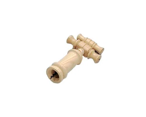 Panetta Casalinghin Legno con cavatappi, Naturale, Legno, Raw, 30 x 30 x 30 cm