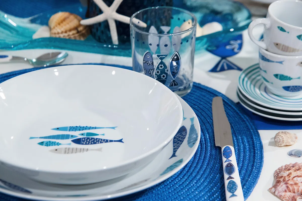 Excelsa Ocean Servizio 24 Posate, Acciaio Inox 18/0