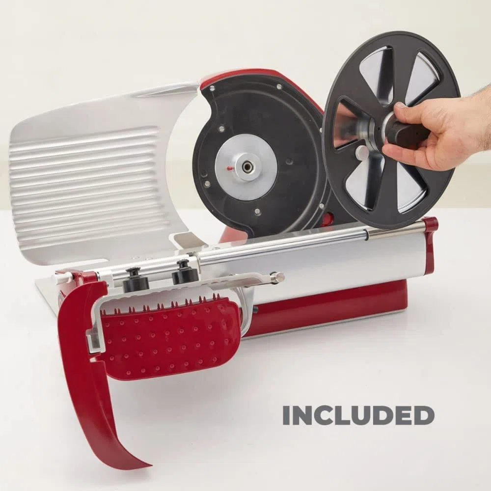 BERKEL - Affettatrice Domestica Home Line 250 PLUS - Rosso + Rimuovi Lama e Cover Omaggio!
