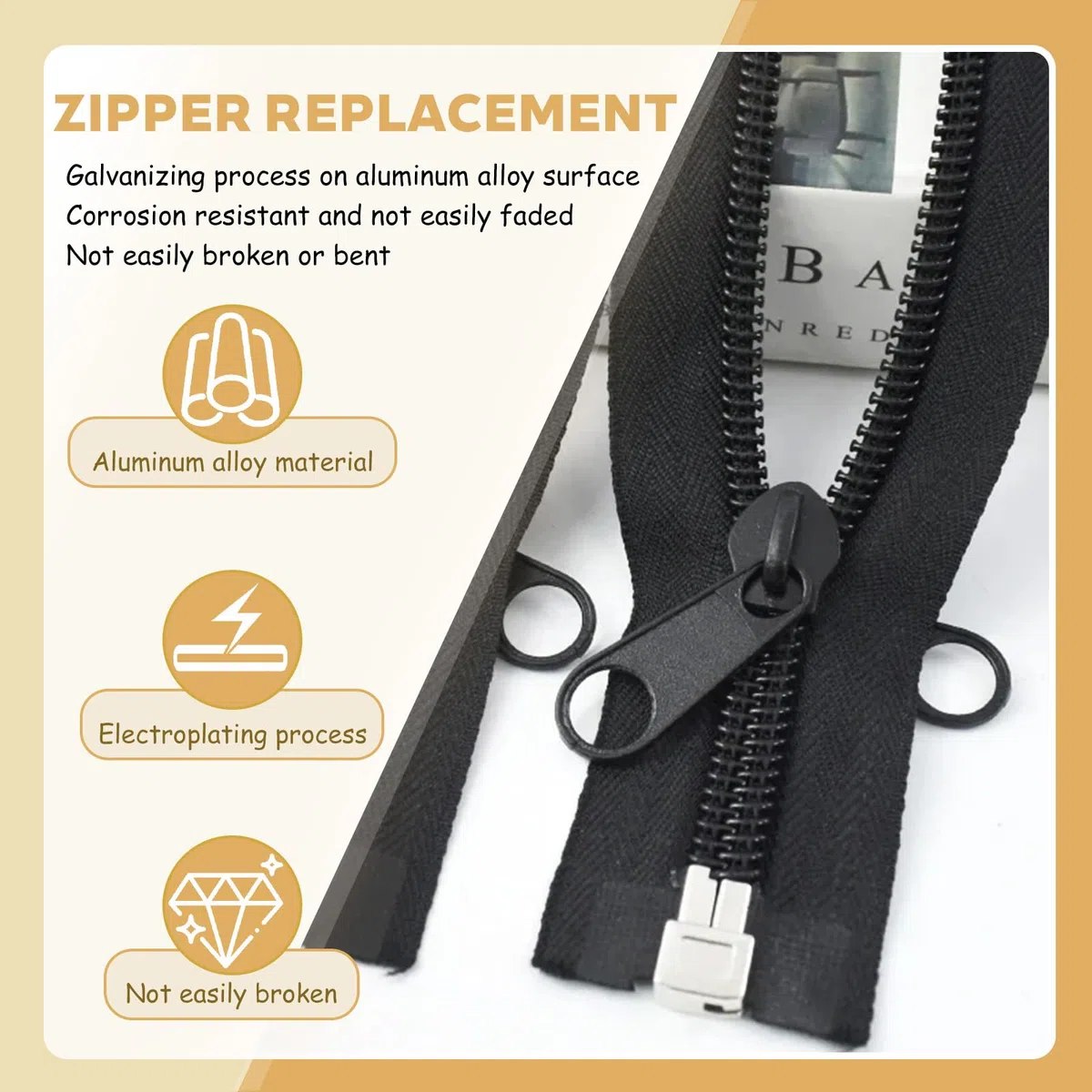 Eulihent 171 Pezzi Kit di Riparazione Cerniere Lampo con Pinze, Cerniere, Cursori, Linguette Metalliche di Ricambio, per Jeans, Giacche, Cappotti, Borse, Tende, Bagagli, Dimensioni 3/5/8mm