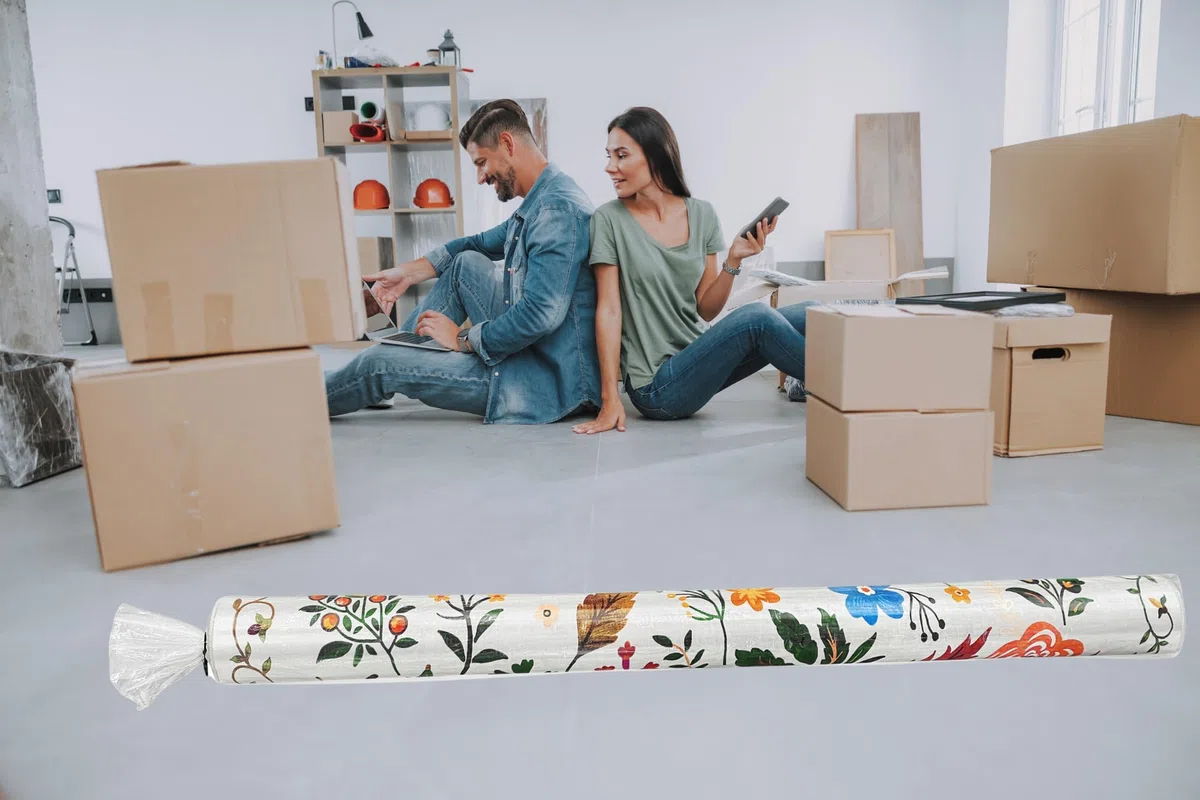 Portaoggetti per tappeto con cerniera, ventilazione, resistente, grande, adatto fino a 1,8 x 2,9 m, protegge tappeti arrotolati