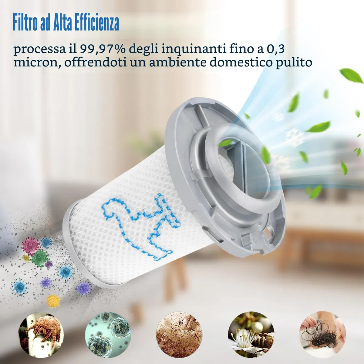 2 filtres de remplacement per Rowenta ZR009006 X-Force Flex 8.60 RH9611 RH9637 RH9638 RH9639 RH9677 RH9678 RH9679 RH9680 RH9690 RH9695, per aspirapolvere per X-PERT 6.60 RH6821 RH6837 RH6838 RH6878