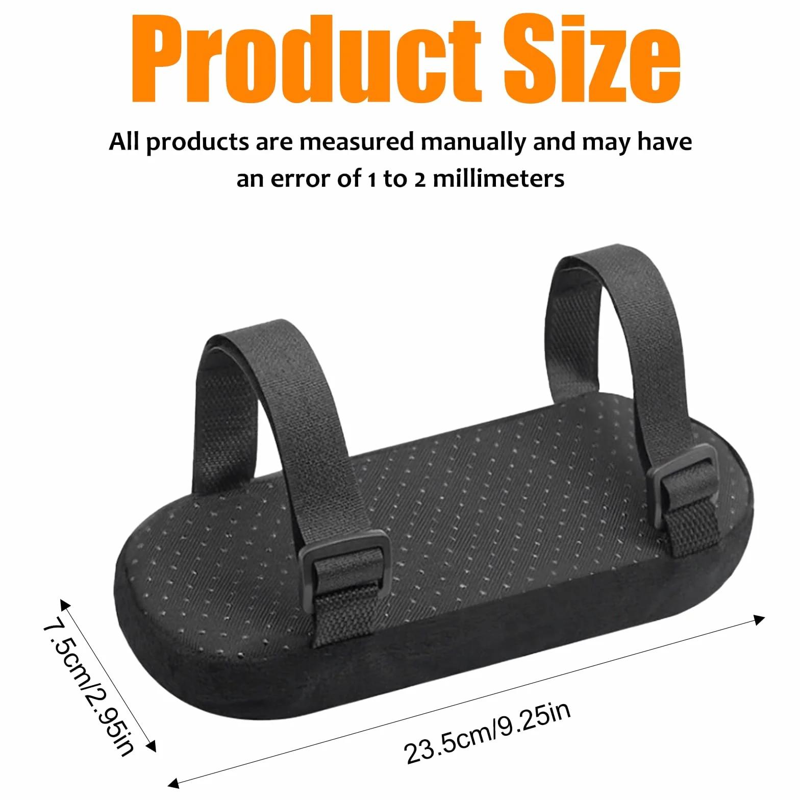 2 Pezzi Cuscini per Braccioli Sedie, Copri Braccioli Sedia Ufficio, Braccioli Sedia Gaming, Cuscinetti per Braccioli Ergonomici e Antiscivolo per Sedie da Ufficio e da Gioco