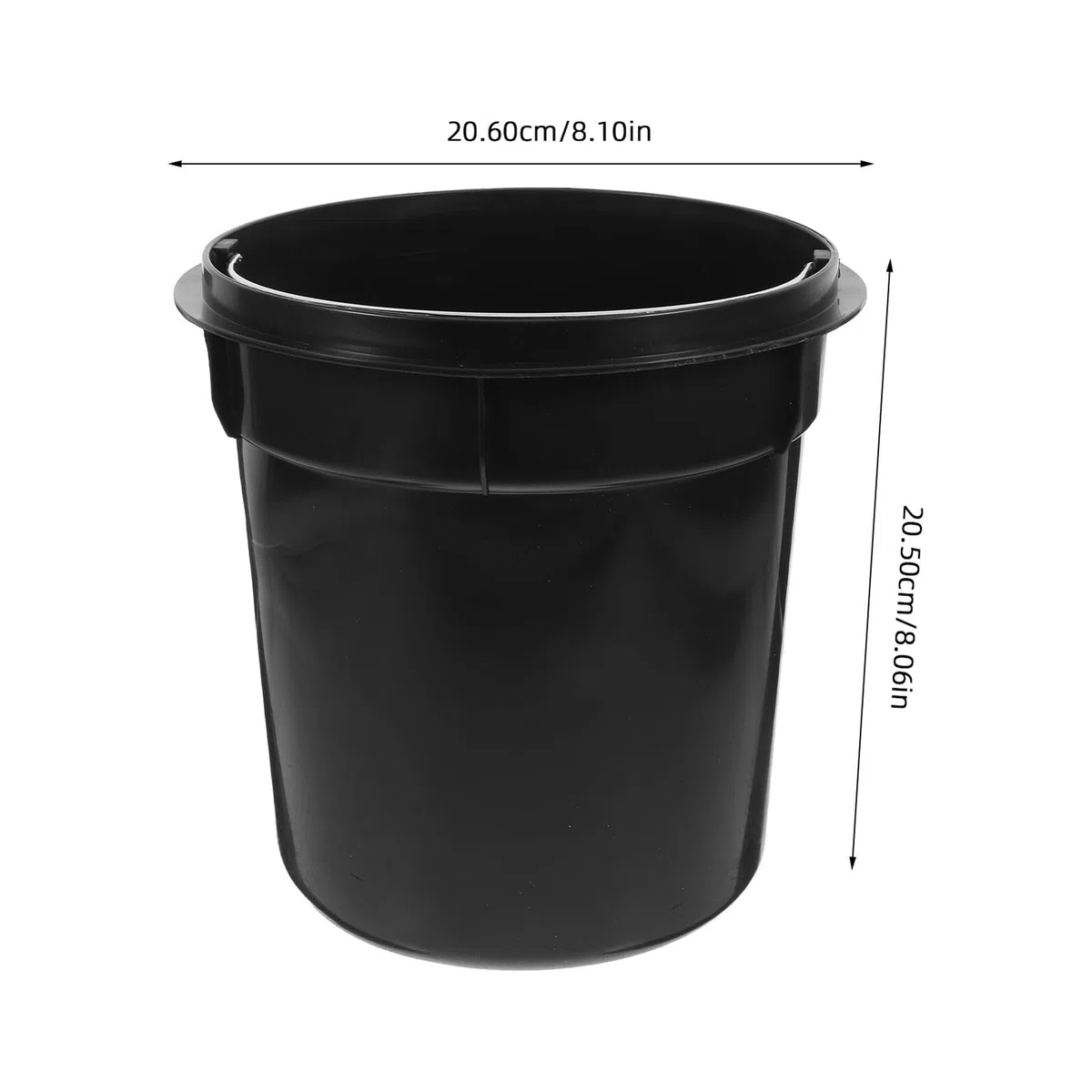 Homoyoyo Secchio Interno Rotondo con Manico per Pattumiera Bidone Spazzatura Bagno e Cucina Ricambio Estraibile Versatile per Casa e Ufficio