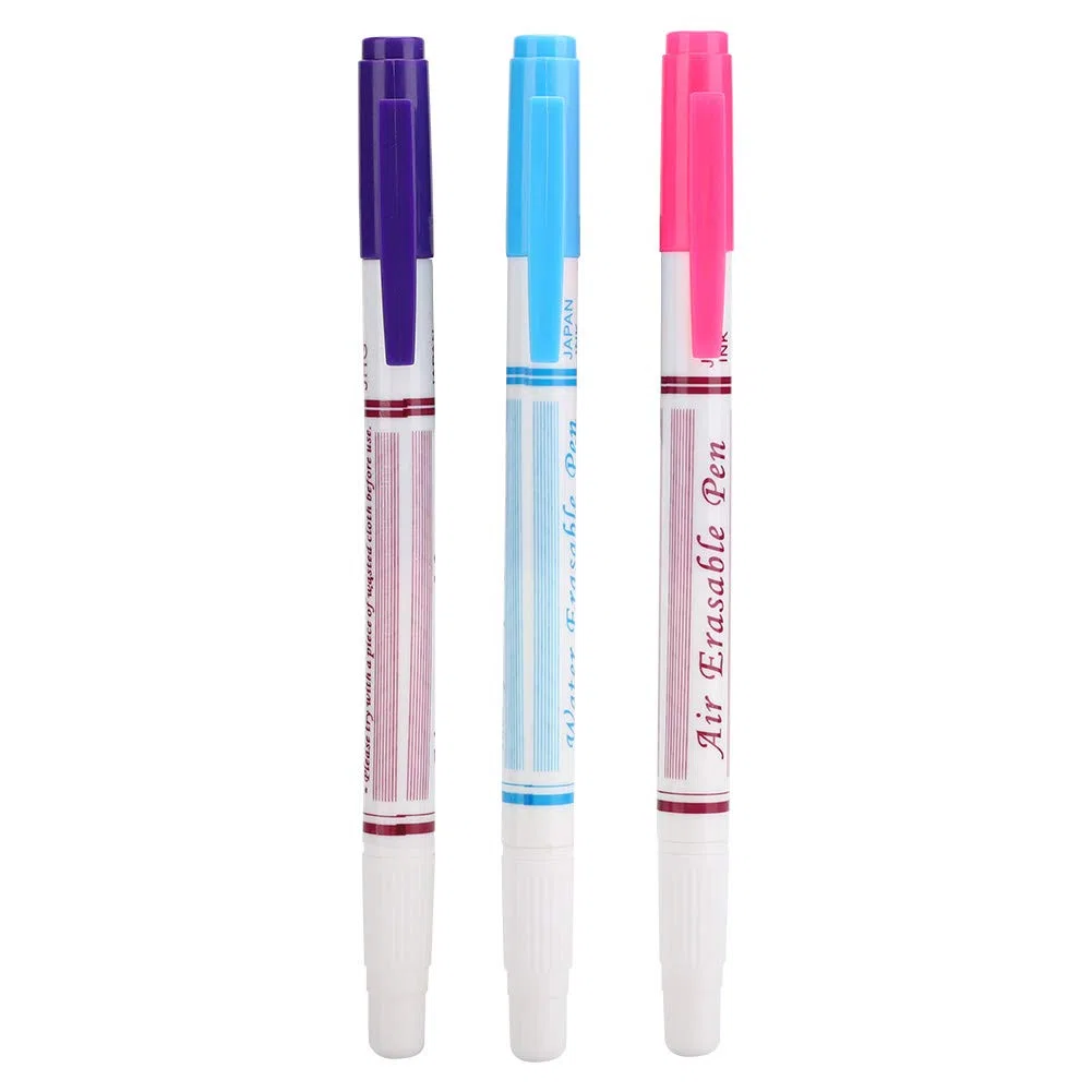 Penna cancellabile con acqua in tessuto professionale, penna cancellabile con acqua, per cucire tessuti fai-da-te