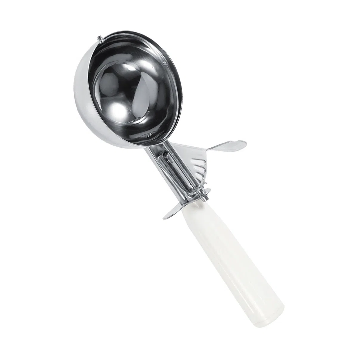 AMONIDA Paletta per Gelato in Acciaio Inossidabile con Comoda Impugnatura Antiscivolo per Palline di Gelato Perfette per la di Casa, il Negozio di Dolci (8 cm)