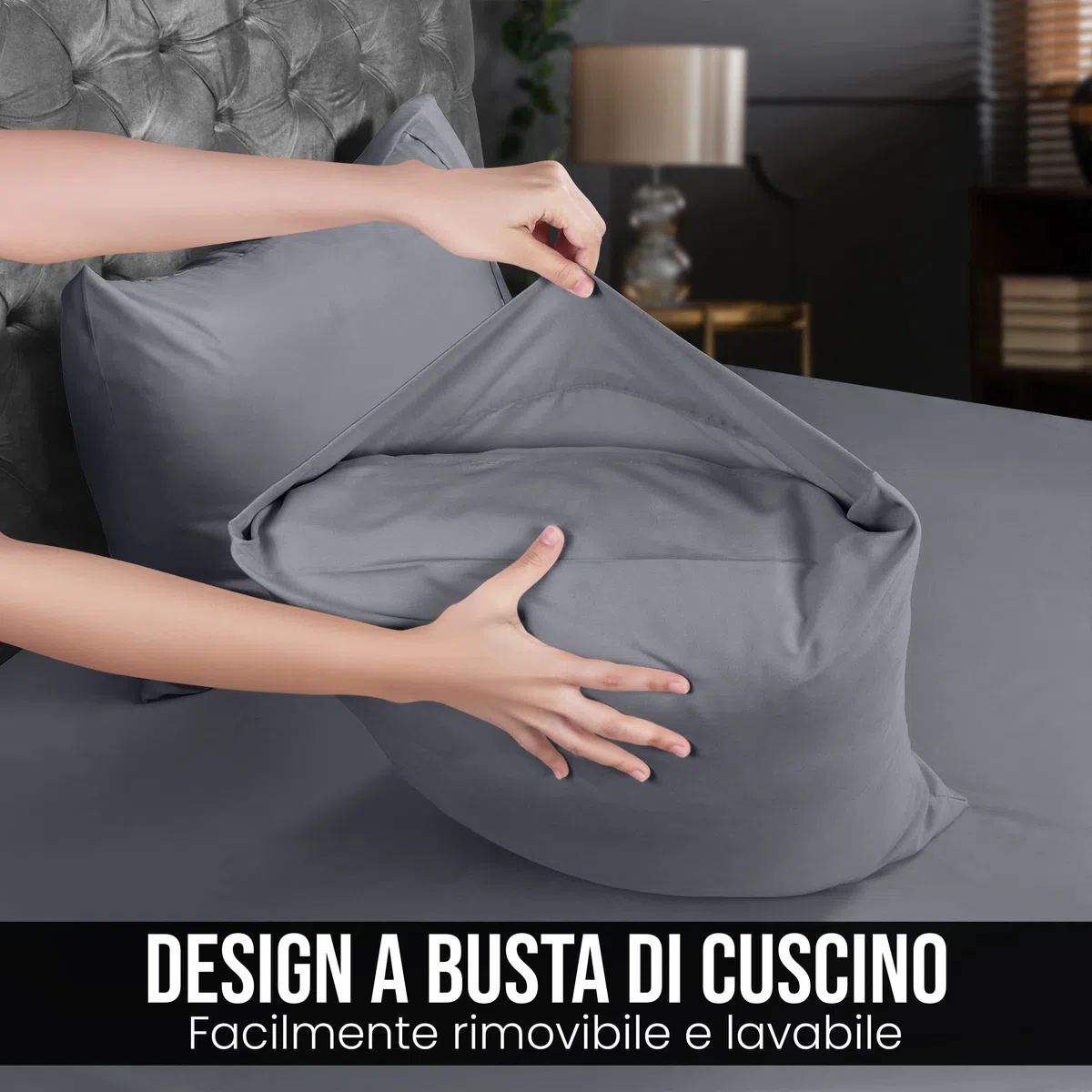 Utopia Bedding Set Copripiumino da 3 Pezzi - Copripiumino 135x200cm, Lenzuolo con Angoli 90x190cm, Federa 50x75cm - (Grigio, Singolo)