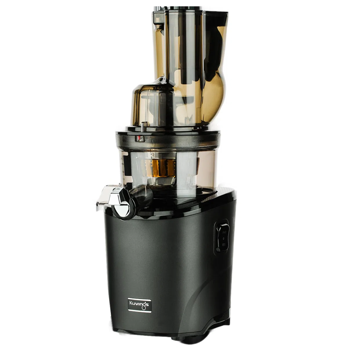Kuvings - Estrattore di succo REVO830 - Doppio boccaglio, Sistema di taglio automatico - Nero