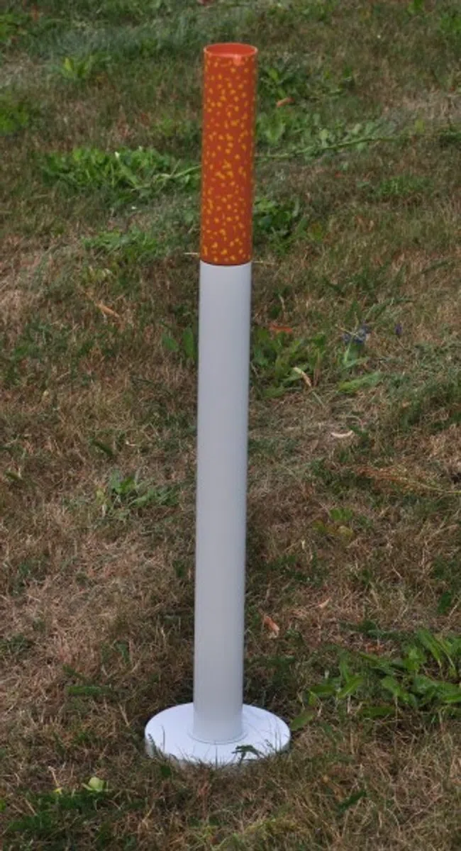 Unbekannt 2X Posacenere Con Piedistallo Altezza: 72 CM