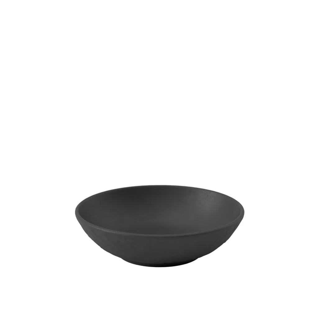Villeroy & Boch - Manufacture Rock coppetta da macedonia, nero, lavabile in lavastoviglie, utilizzabile in microonde, design opaco, effetto ardesia, ciotola da dessert, porcellana Premium