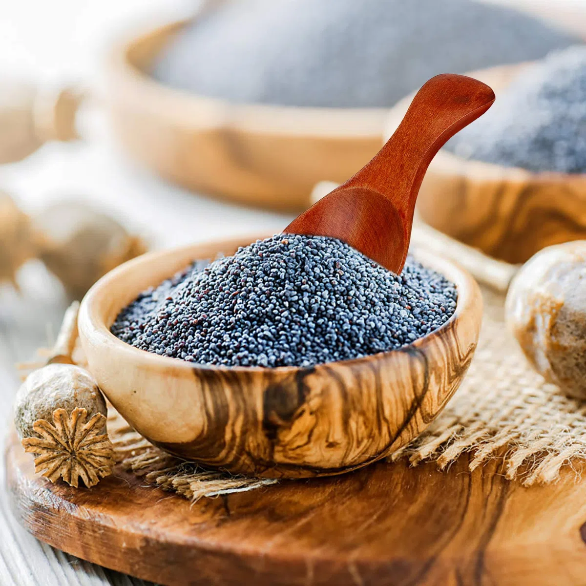 Cucchiai da sale in legno con manico corto artigianale – per miele, caffè, cucina, tè, zucchero, sale, marmellata, senape, gelato (confezione da 10)