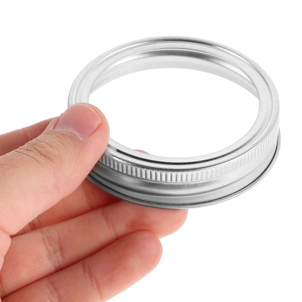 GALPADA Anelli per Barattoli da 70mm in Lamiera Stagnata Argento, 24 Pezzi per Conserve, Facili da Pulire e Adatti a Frigoriferi e Bevande